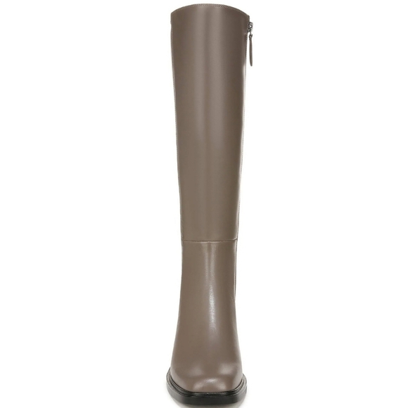 Classic Chic Franco Sarto x Anthro Grey Leather/Synthetic Boots - Picture 4 of 9